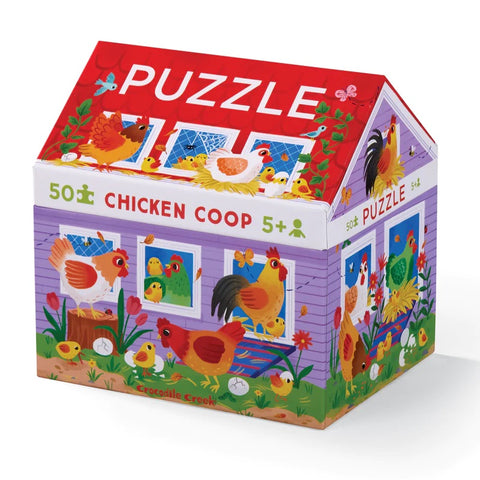 Chicken Coop House Puzzle 50 Pce