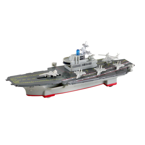 Die Cast Aircraft Carrier Pull Back