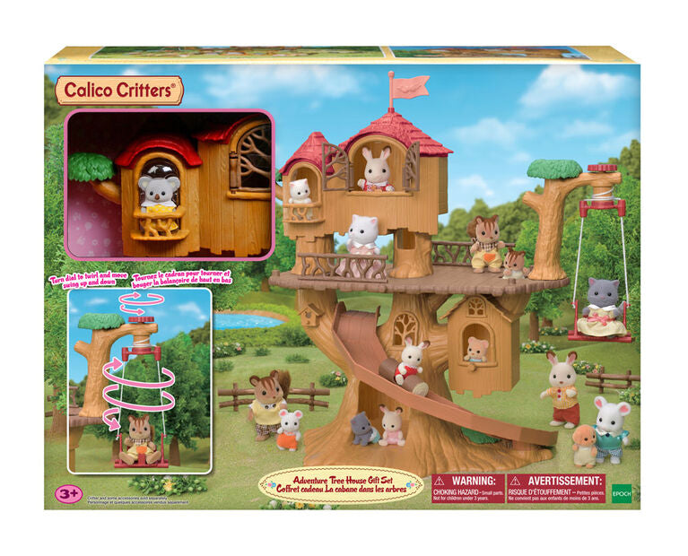 Calico Critters Adventure Tree House Gift Set