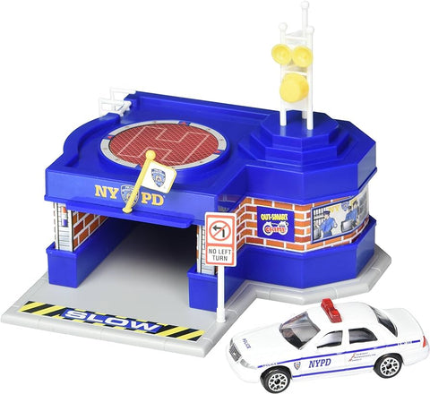 NYPD Mini Police Station w/ Vehicle