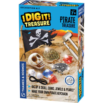 I Dig It Treasure Pirate Treasure Excavation Kit