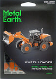 Metal Earth Orange Wheel Loader
