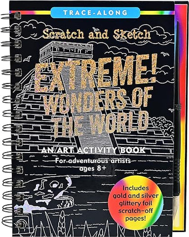 Scratch And Sketch Extreme Wonders Of The World Activity Book