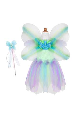 Great Pretenders Butterfly Dress w/ Wings & Wand 5-6
