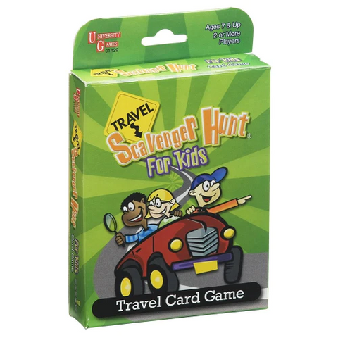Scavenger Hunt For Kids Travel Card Game