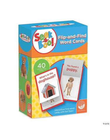 Seek A Boo Flip And Find Word Cards