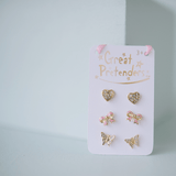 Great Pretenders Dazzle Studded Earrings Set 3