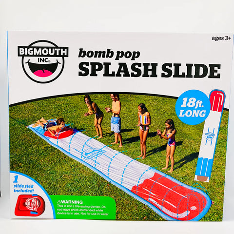 Splash Slide Bomb Pop 18 Ft Long