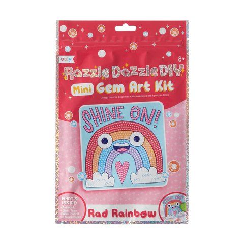 Ooly Razzle Dazzle Mini Gem Art Kit Rad Rainbow