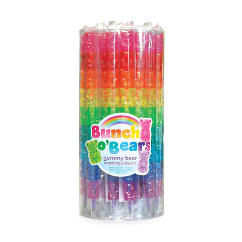 Ooly Bunch O' Bears Gummy Bear Stacking Crayons