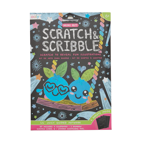 Ooly Mini Scratch & Scribble Lil Juicy