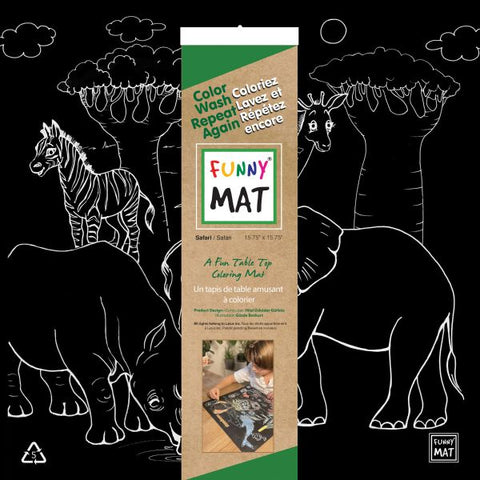 Funny Mat Safari Black
