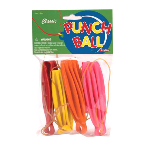 Punch Ball Balloons 4 Pk