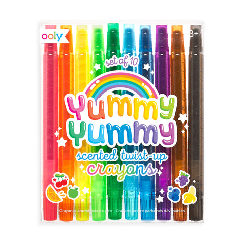 Ooly Yummy Yummy Scented Crayons 10 Pk