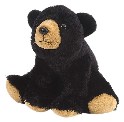 Hug Ems Mini Black Bear Plush