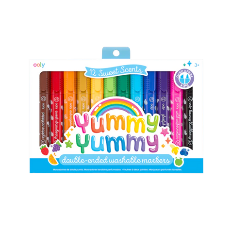 Ooly Yummy Yummy Double Ended Scented Washable Markers 12 Pk