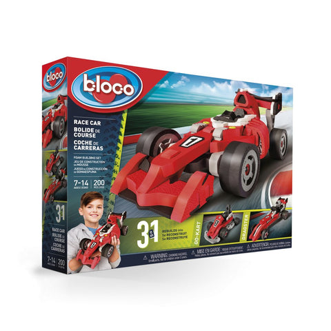 Bloco Race Car 3 In 1 Set 200 Pce