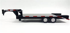 Black Flatbed Gooseneck Trailer w/ Ramps