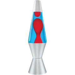Red & Blue Lava Lamp 14.5"