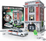 Wrebbit 3D Puzzle Ghostbusters Firehouse Headquarters 500 Pce
