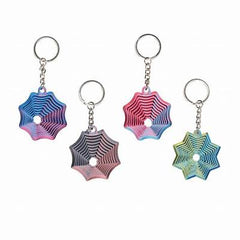 Mini Spider Web 3D Printed Keychain