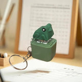 Croaking Frog Light & Sound Clicker Keychain