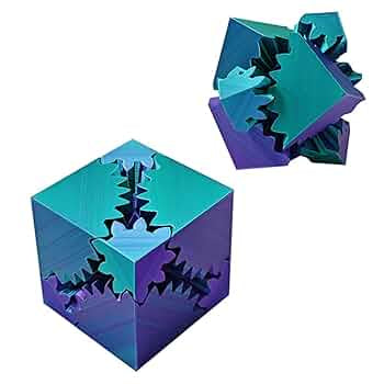 Metallic Gear Cube