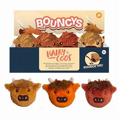 Highland Cow Plush Bouncy Ball