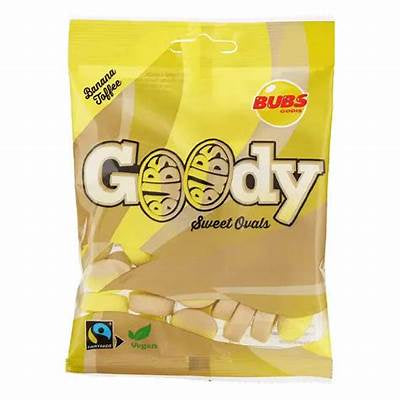 Bubs Goody Banana Toffee Candy 90g Bag