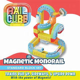 Rail Cube Magnetic Monorail Deluxe Block Set 66 Pce