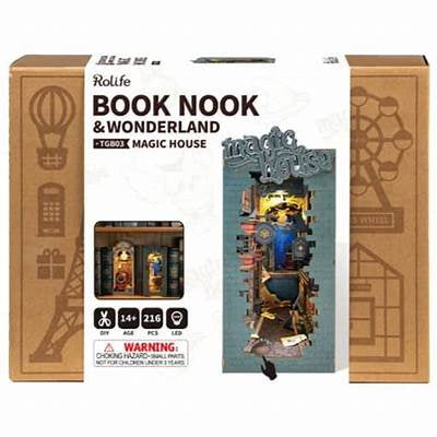 Rolife Book Nook & Wonderland Magic House 216 Pce