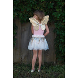 Great Pretenders Gracious Gold Sequins Skirt, Wings & Wand Set 4-6