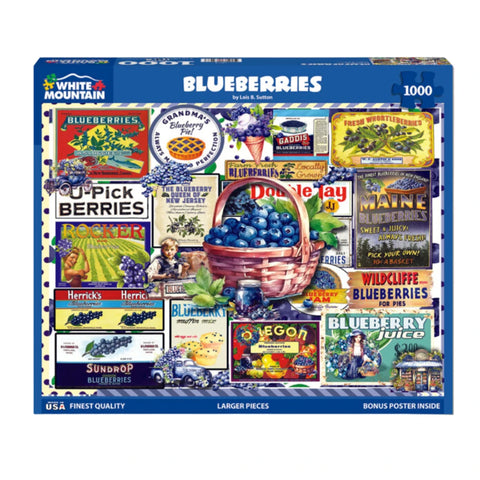 Blueberries 1000 Pce Puzzle