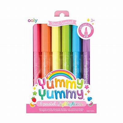 Ooly Yummy Yummy Fruit Scented Highlighters 6 Pk