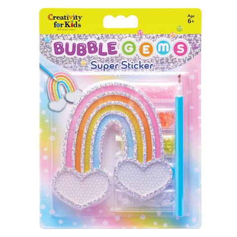 Bubble Gems Super Sticker Rainbow