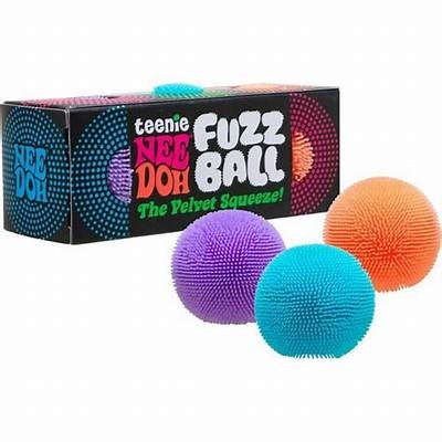 Teenie Nee Doh Fuzz Ball 3 Pk