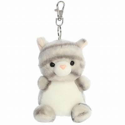 Palm Pals Clip On Silver Kitty