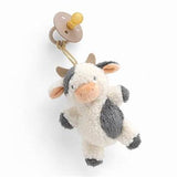 Bitzy Pal Plush Cow w/ Pacifier