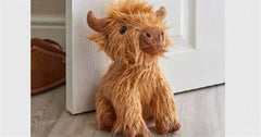 Highland Cow Plush Door Stop
