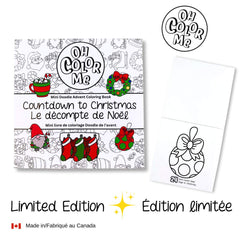 Oh Color Me Mini Doodle Advent Coloring Book - Countdown To Christmas