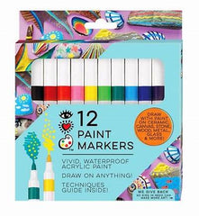 Acrylic Paint Markers 12 Pk