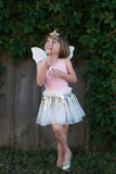 Great Pretenders Gracious Gold Sequins Skirt, Wings & Wand Set 4-6