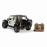 Bruder Jeep Wrangler Rubicon Police Car w/ Driver