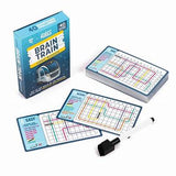 Brain Train Logic Puzzles 40 Reusable Challenges