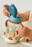 Itzy Sips Straw Cup w/ Snap Close Lid - Western