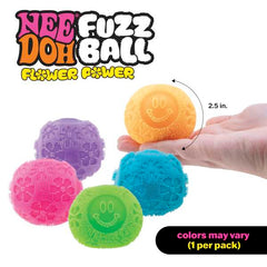 Nee Doh Fuzz Ball Flower Power