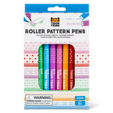 Tiger Tribe Roller Pattern Pens 6 Pk