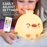 LumiPets LED Chicken Night Light w/ Remote