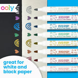 Ooly Vivid Pop Opaque Water Based Paint Markers 8 Pk Metallic