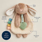 Itzy Lovey Plush Bunny w/ Silicone Teether